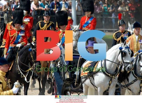 Queen and Prince Philip at Trooping of the Colour