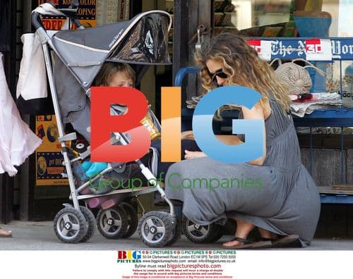 Sarah Jessica Parker and Nanny Pick Up Son James