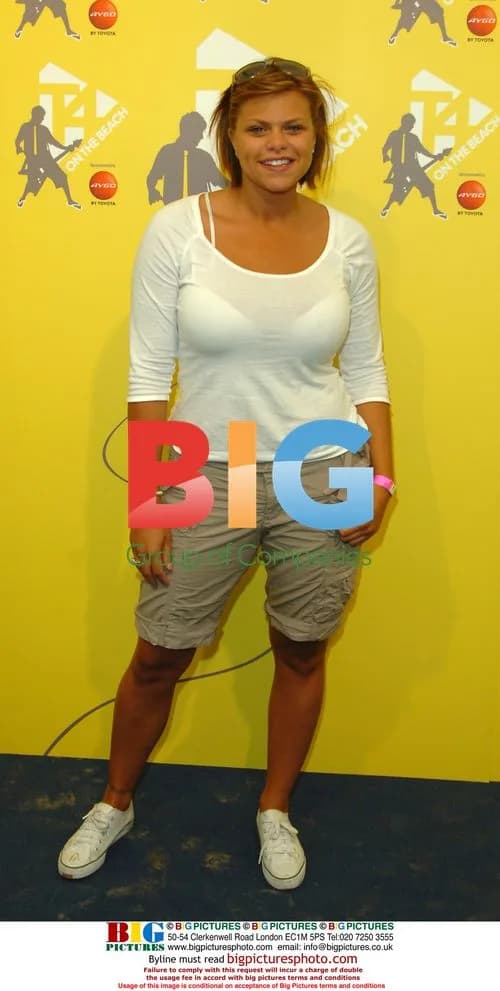 Jade Goody at T4 on the Beach
