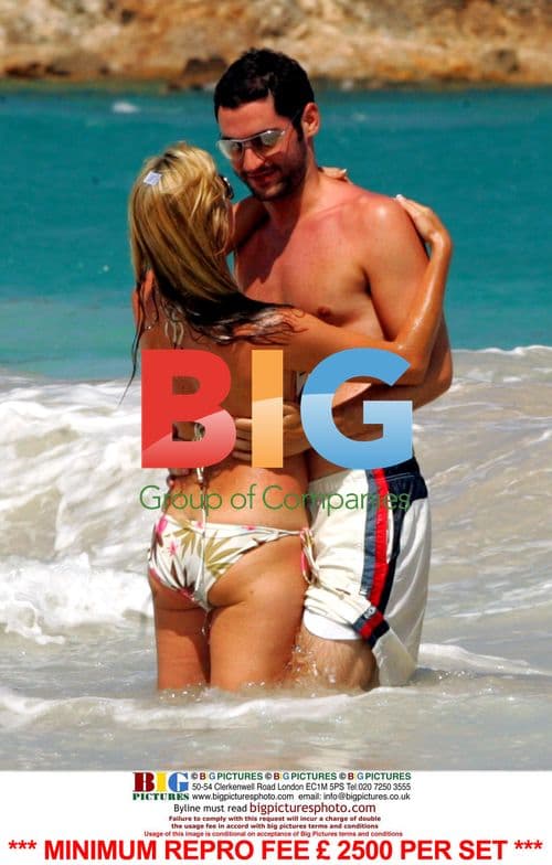 Tamzin Outwaithe and Tom Ellis in Caribbean