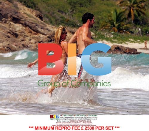 Tamzin Outwaithe and Tom Ellis Enjoy Caribbean Vacation