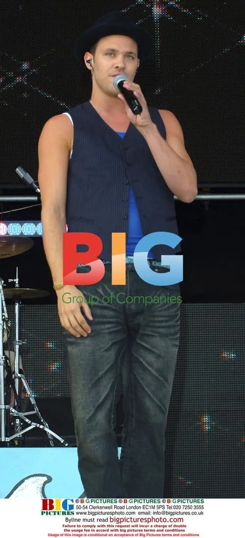 Singer Will Young at T4 on the Beach