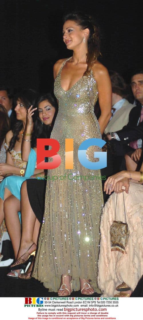 Eva Gonzalez, girlfriend of Iker Casillas, at Pronovias fashion show