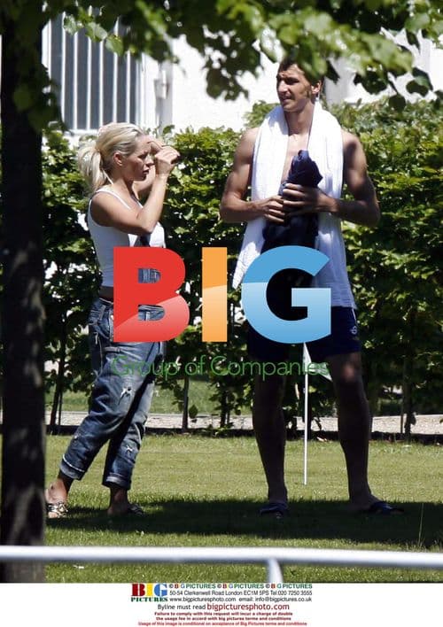 Zlatan Ibrahimovic and Helena Seger in Germany