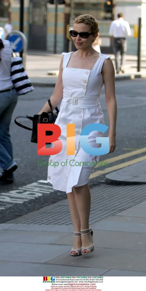 Kylie Minogue shopping at Chanel in London