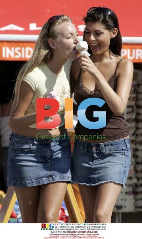 Hayley Marie and Claire strip on UK beach