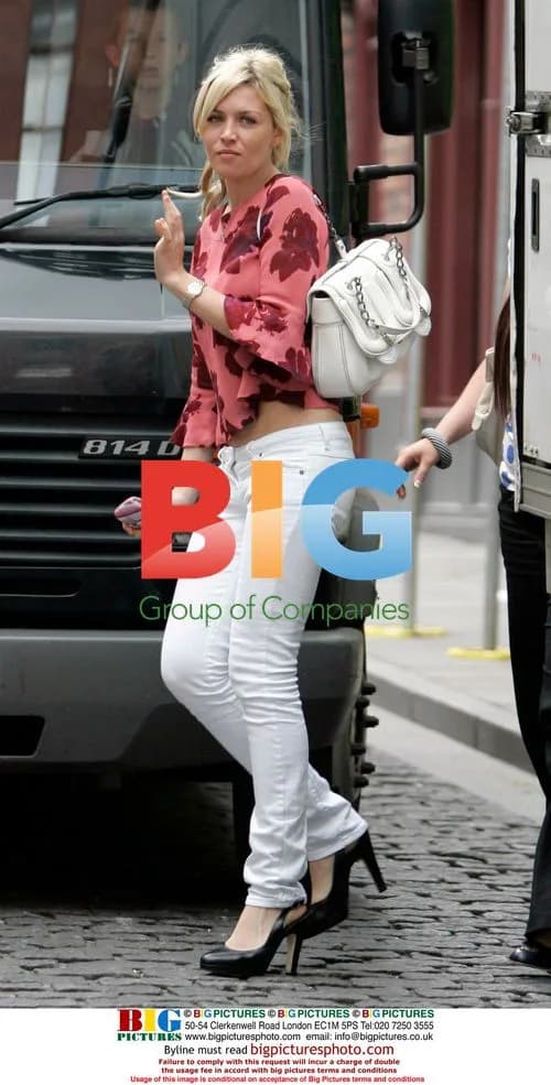 Abigail Clancy out with friends