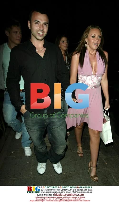 Michelle Heaton and Andy Scott Lee at London Party