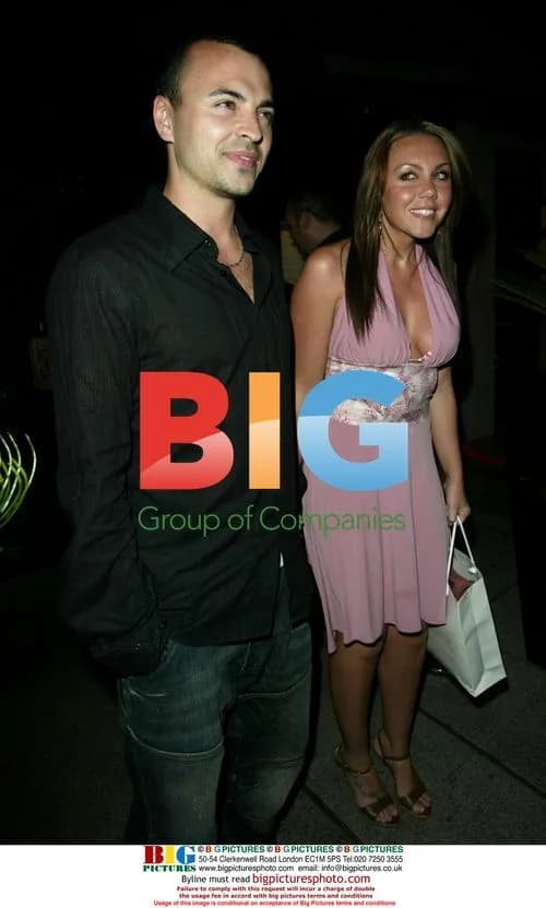 Michelle Heaton and Andy Scott Lee at Capital Radio Party