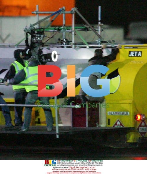 Daniel Craig on Casino Royale set