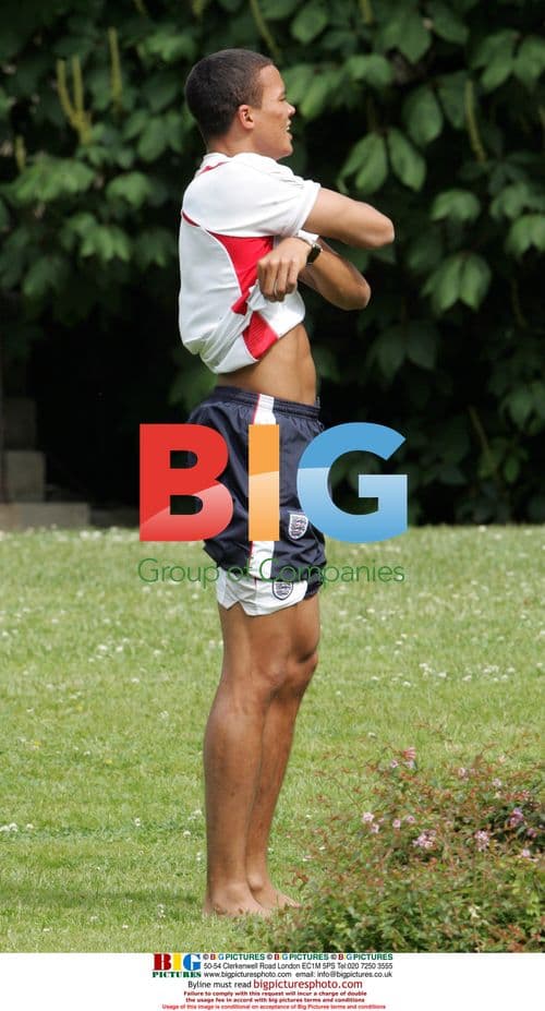 Jermaine Jenas Relaxes in Baden Baden