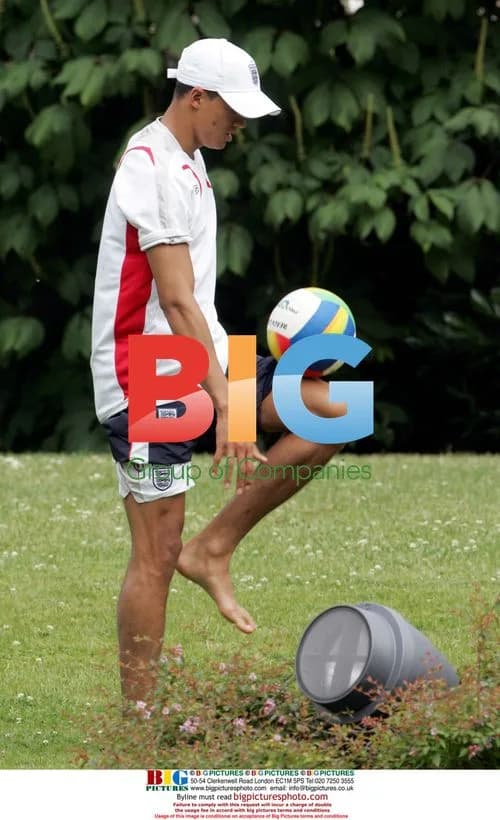 Footballer Jermaine Jenas relaxes in Baden Baden