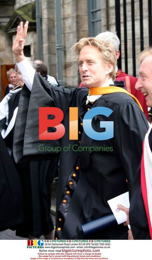 Michael Douglas and Catherine Zeta Jones at St. Andrews