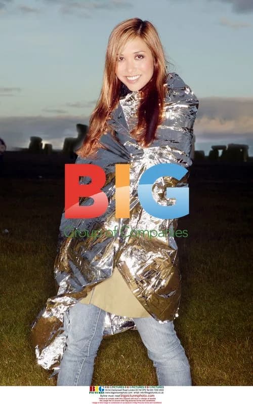 Myleene Klass at Stonehenge Solstice