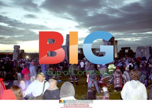 Myleene Klass at Stonehenge Solstice