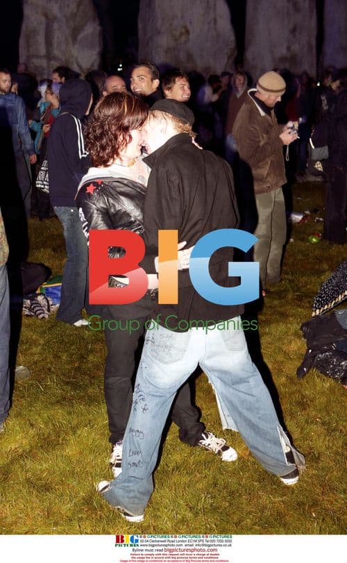 Myleene Klass at Stonehenge Solstice