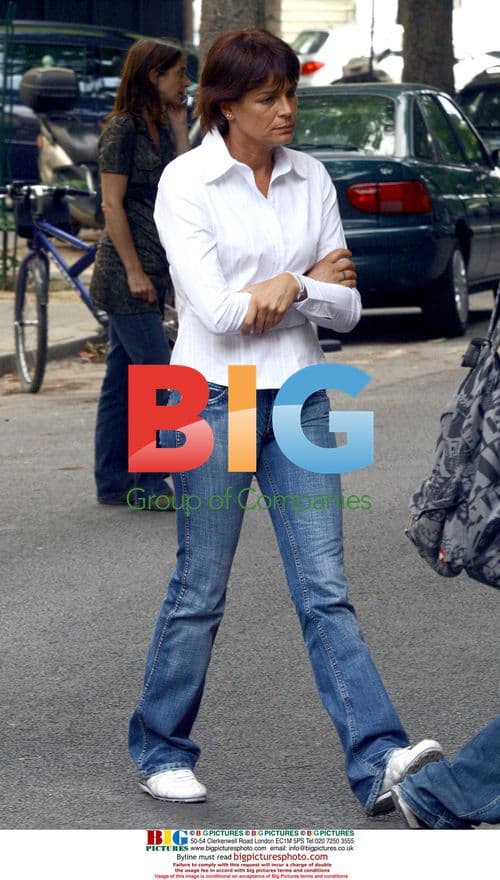 Princess Stephanie Filming Music Video with Amel Bent