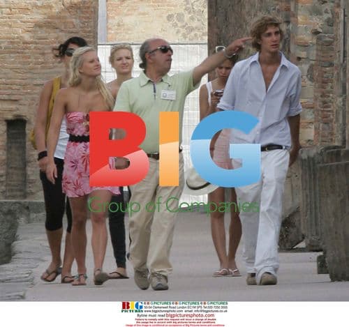 Pierre Casiraghi and Girlfriend Explore Pompeii