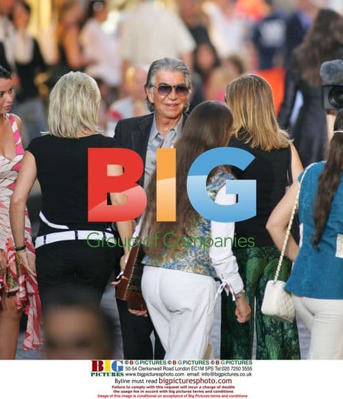 Roberto Cavalli at Pitti Uomo