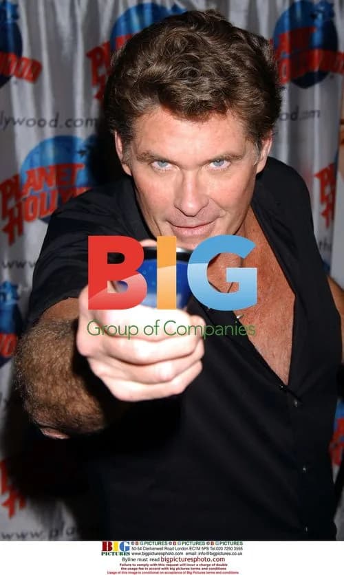 David Hasselhoff promotes 'Click' at Planet Hollywood