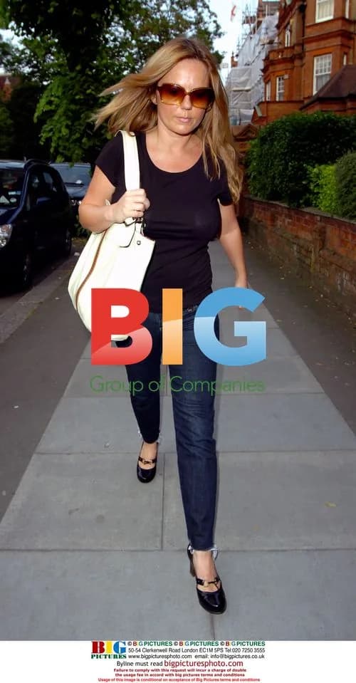 Geri Halliwell out and about in London
