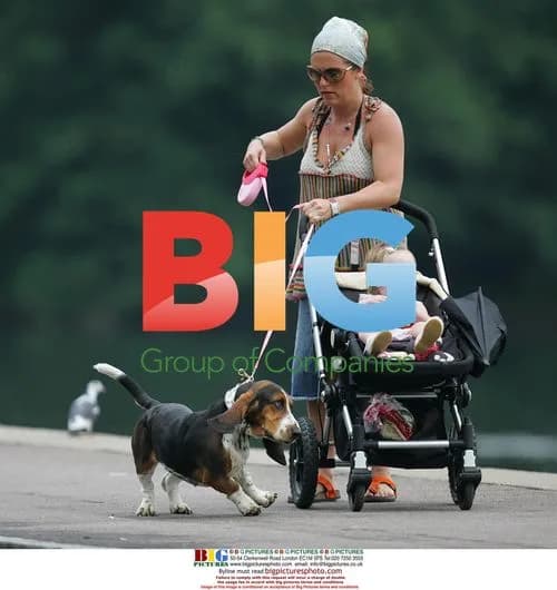 Jessie Wallace Takes Daughter Tallulah Out for Stroll