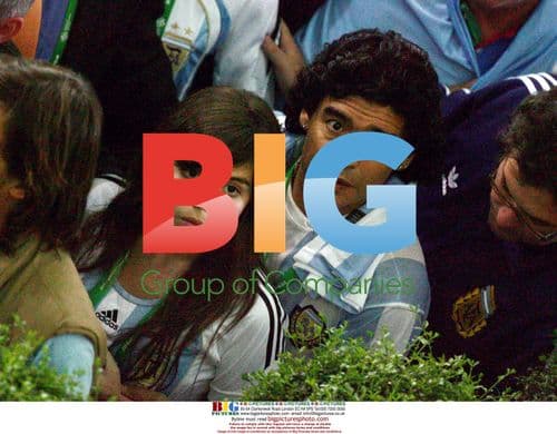 Maradona and Daughter at World Cup 2006