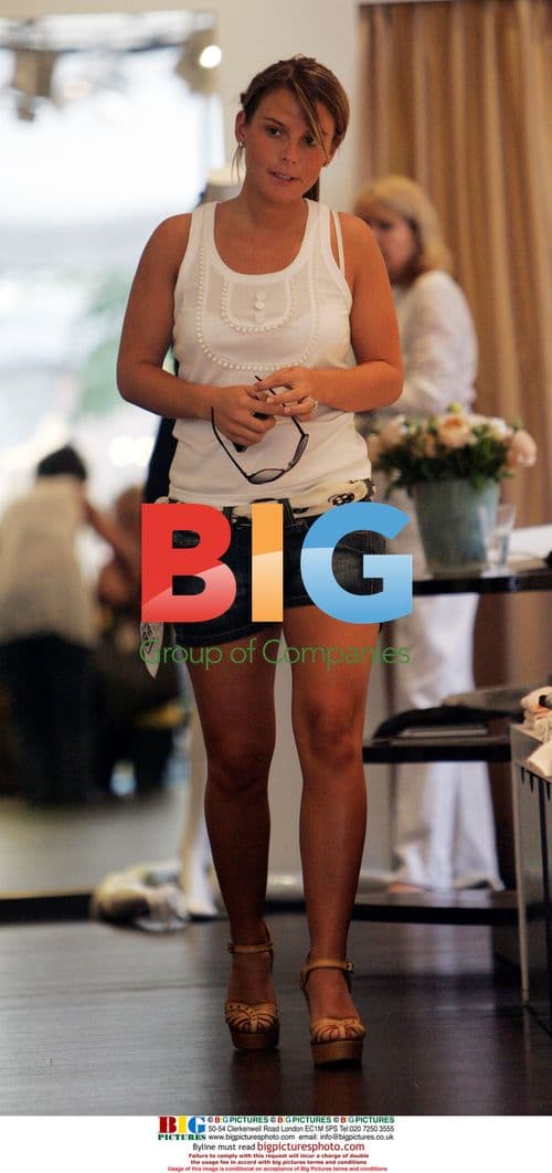 Coleen Mcloughlin shopping in Baden Baden