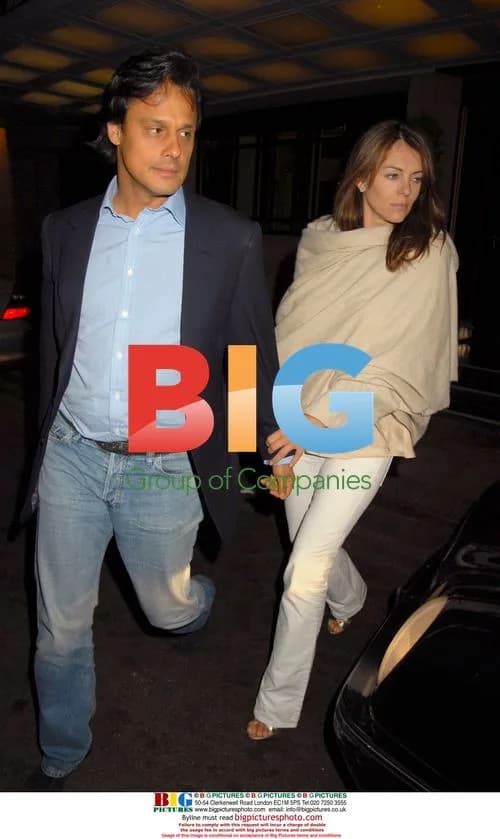 Elizabeth Hurley and boyfriend Arun Nayar
