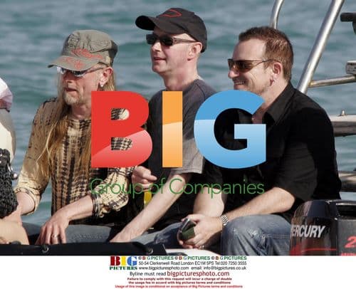 Bono in Saint-Tropez with friends