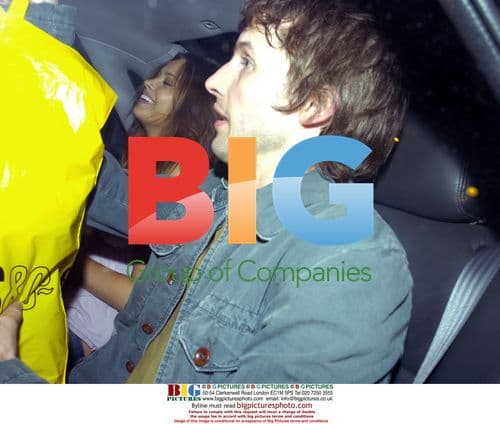 James Blunt and Petra Nemcova leave Boujis in London