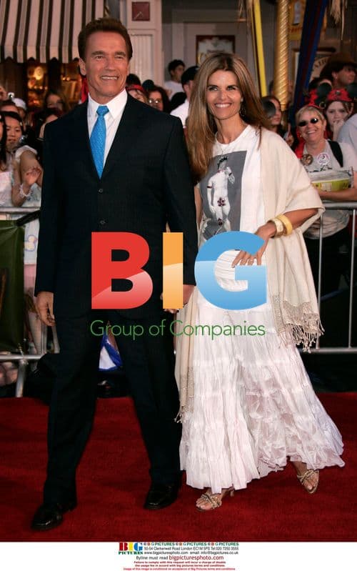 Schwarzenegger and Shriver at 'Pirates' Premiere