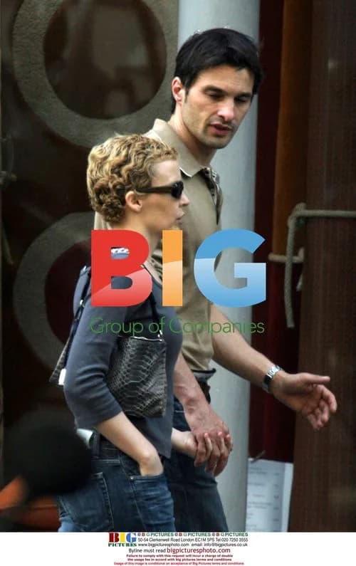 Kylie Minogue and Olivier Martinez in Paris