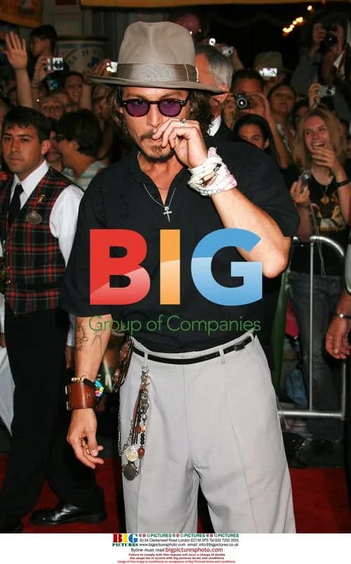 Johnny Depp at 'The Pirates of the Caribbean' premiere