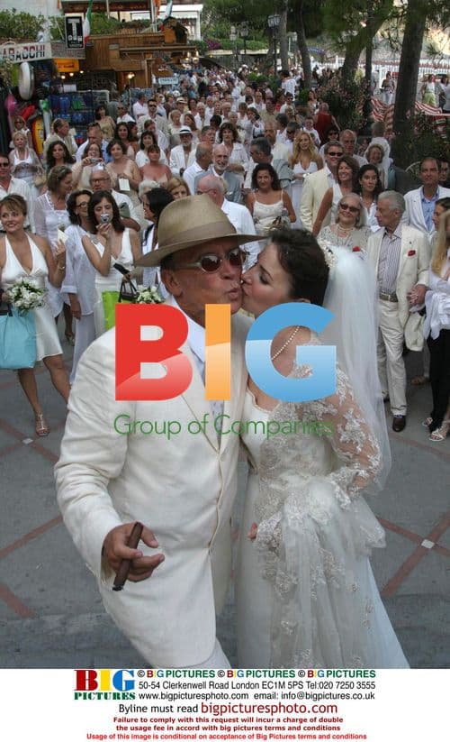 Peter Weller and Sheri Stowe Wedding in Positano