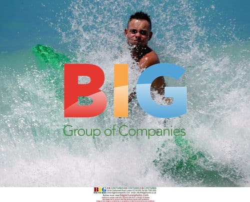 Emma B and Bryan Harvey on Caribbean holiday