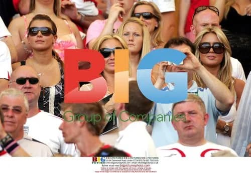 Coleen and Alex watch England match