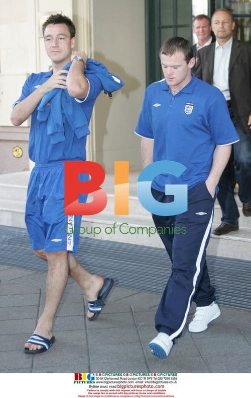 England players and partners in Baden-Baden