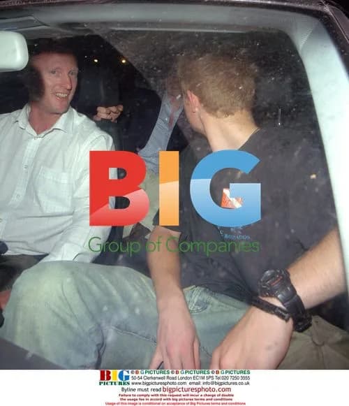 Prince Harry leaves Boujis nightclub
