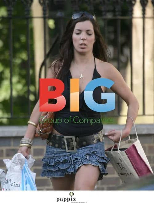 Glamour Model Coralie Shopping in North London