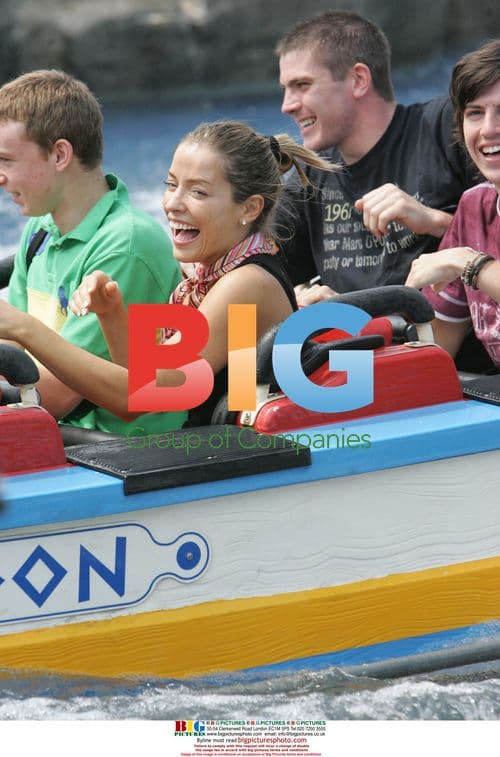 England WAGs at Europark theme park