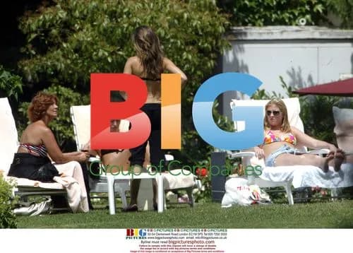 England players' WAGs sunbathe in Baden Baden