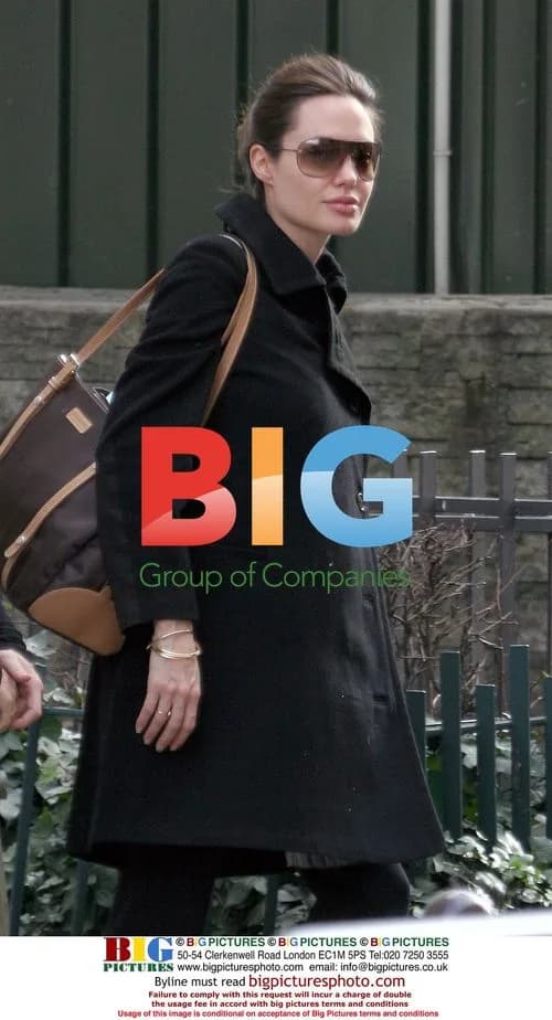 Angelina Jolie Leaving Paris