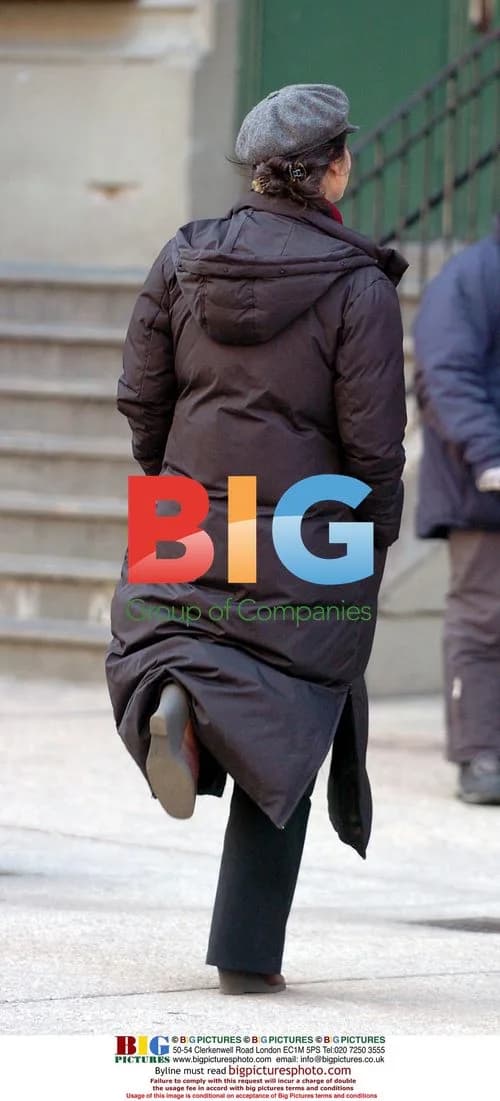 Catherine Zeta-Jones on set in NYC