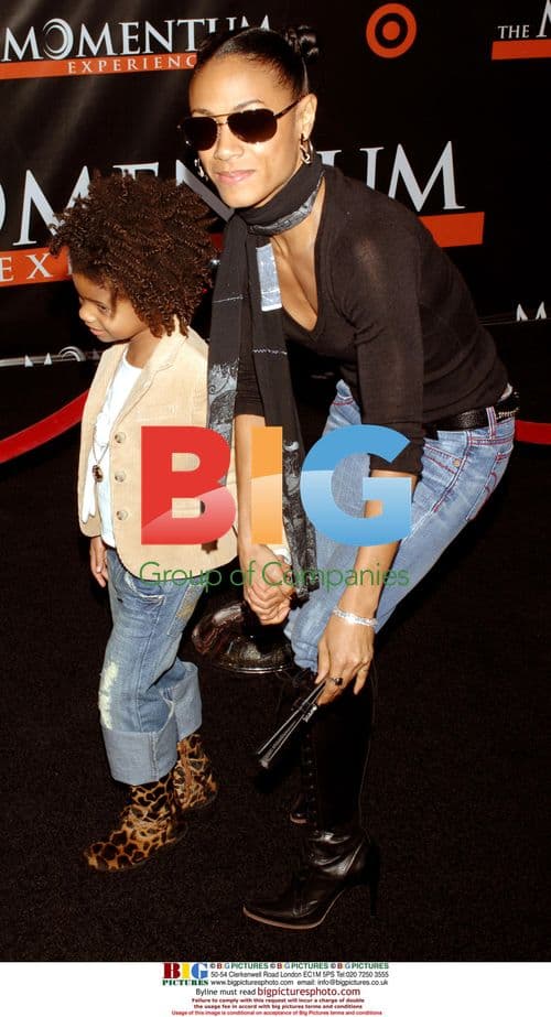 Jada Pinkett Smith and Willow Smith at Seat Filler Premiere