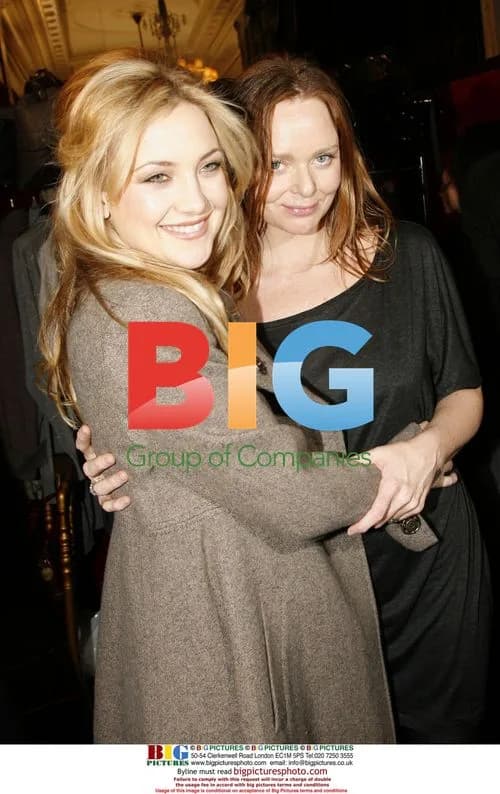 Kate Hudson and Stella Mccartney at Paris Fashion Show