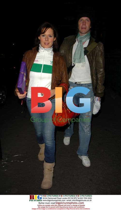 Abi Titmuss and Lee Sharp Leaving Theatre