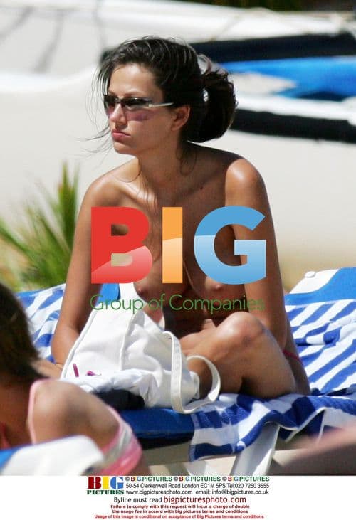 Anna Draganska Relaxes in St Barths