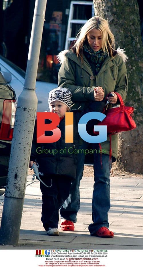 Nicole Appleton with son Gene