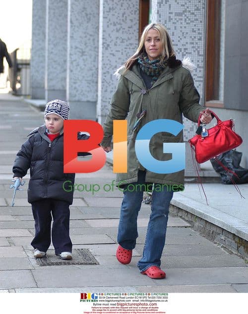Nicole Appleton with son Gene